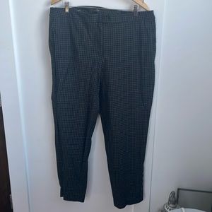 Talbots houndstooth check crop pants sz 18